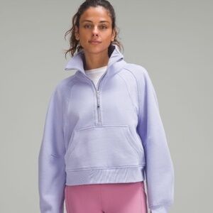 Lululemon Scuba Oversized Funnel-Neck Half Zip (cropped)
